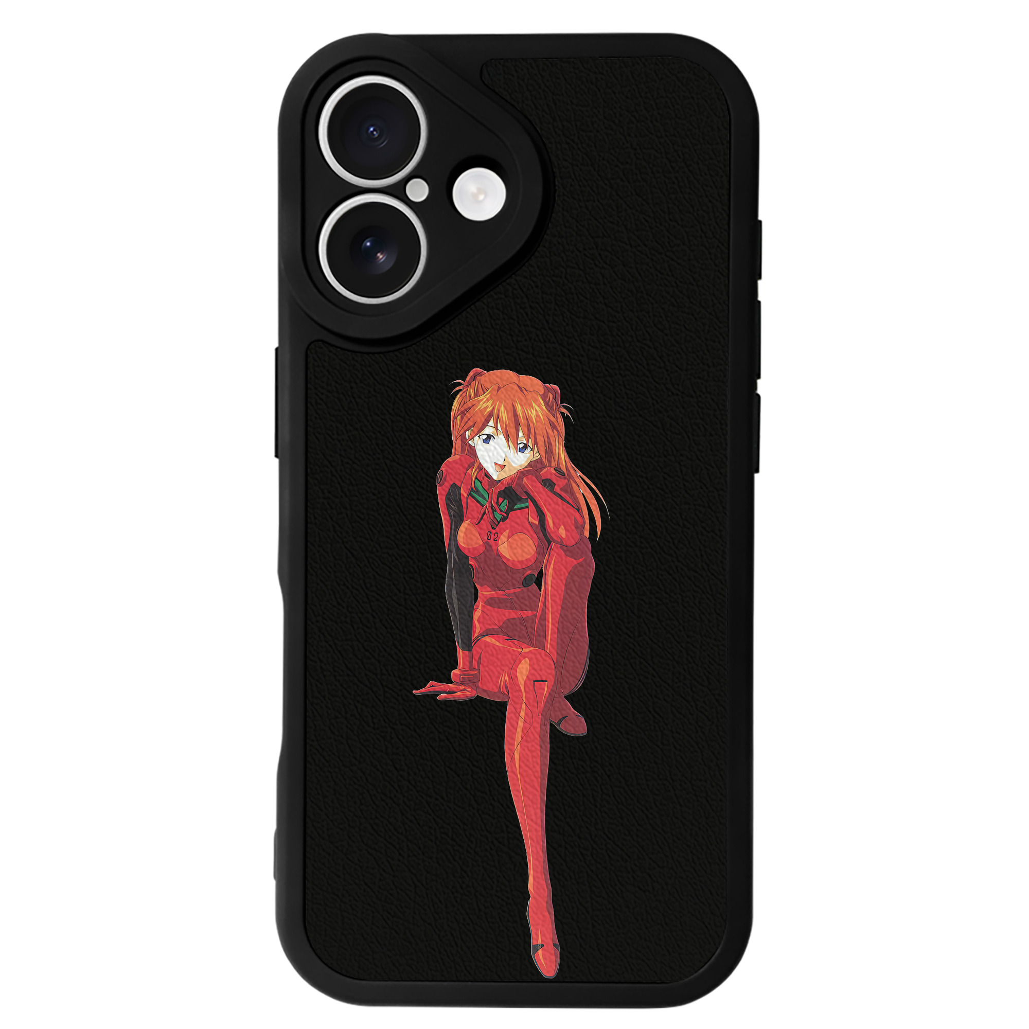（画像用） EVA 新世紀エヴァンゲリオン 【iPhone 16シリーズ対応】シリコンスマホケース（レザー調） 材質：シリコン